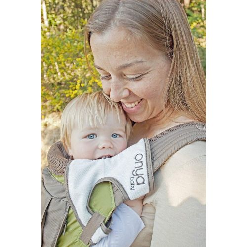  Onya Baby Chewie, Baby Carrier Teething Chew and Drool Pad - Set of 2 Super Soft Structured Organic...