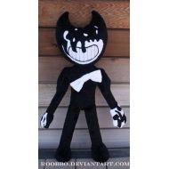 /OoakStudioArt A plush inspired by character Bendy demon) handmade toy, made to order
