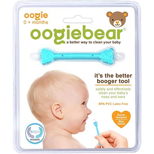  [아마존베스트]Oogiebear oogiebear - The Safe Baby Nasal Booger and Ear Cleaner; Baby Shower and Registry Essential Snot...