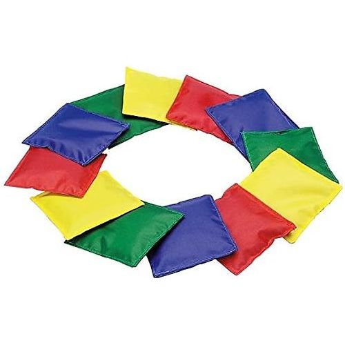  [아마존베스트]Oojami Nylon Bean Bags Toy Assorted (5 Inches by 5 Inches, 12 Piece)