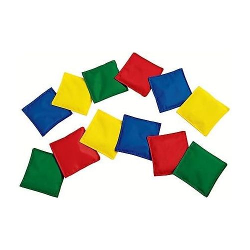  [아마존베스트]Oojami Nylon Bean Bags Toy Assorted (5 Inches by 5 Inches, 12 Piece)