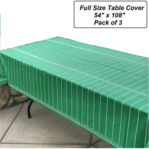  Oojami Pack of 3 Game Day Football Tablecover 54x108