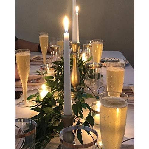  [아마존베스트]Oojami Gold Glitter Plastic Classicware Glass Like Champagne Wedding Parties Toasting Flutes (1 Box = Quantity 30)