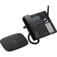 Ooma Telo VoIP Phone System with DP1-T Wireless Desk Phone (Black)