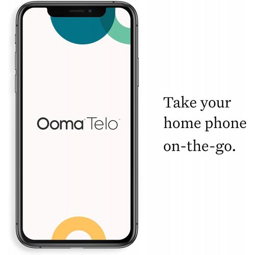  Ooma Telo Air 2 Smart Home Phone Service with Wireless and Bluetooth Connectivity