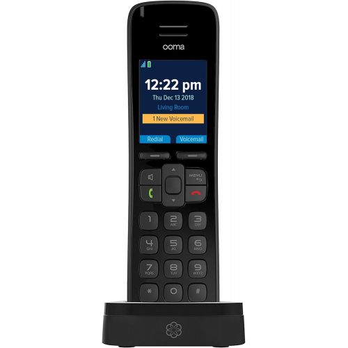  Ooma HD3 Handset  Black. Works with Ooma Telo.