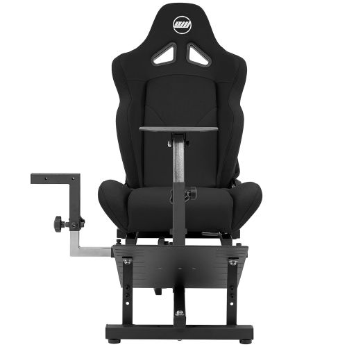  OpenWheeler GEN3 Racing Wheel Simulator Stand Cockpit Black on Black Fits All Logitech G923 G29 G920 Thrustmaster Fanatec Wheels Compatible with Xbox One, PS4, PC Platforms