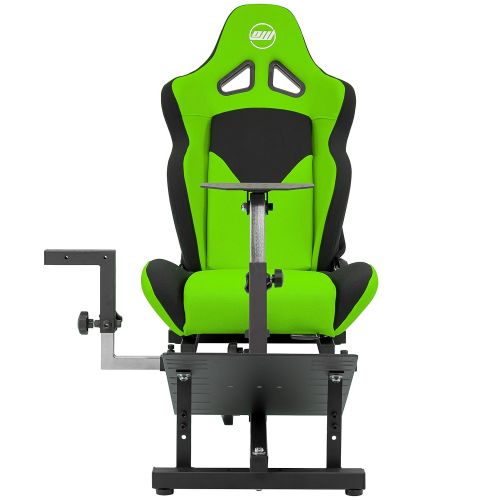  OpenWheeler GEN3 Racing Wheel Stand Cockpit Green on Black Fits All Logitech G923 G29 G920 Thrustmaster Fanatec Wheels Compatible with Xbox One, PS4, PC Platforms
