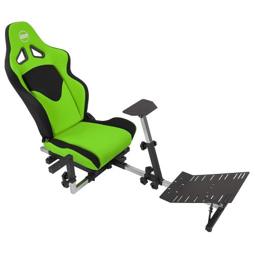  OpenWheeler GEN3 Racing Wheel Stand Cockpit Green on Black Fits All Logitech G923 G29 G920 Thrustmaster Fanatec Wheels Compatible with Xbox One, PS4, PC Platforms