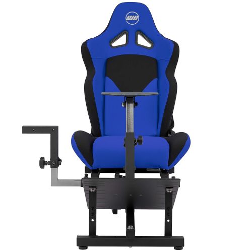  OpenWheeler GEN3 Racing Wheel Stand Cockpit Blue on Black Fits All Logitech G923 G29 G920 Thrustmaster Fanatec Wheels Compatible with Xbox One, PS4, PC Platforms