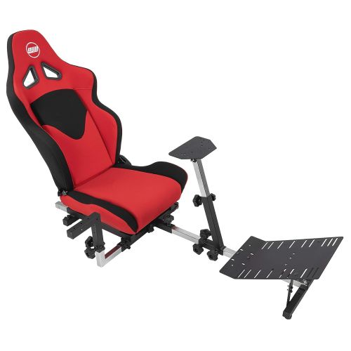  OpenWheeler GEN3 Racing Wheel Stand Cockpit Red on BLACK Fits All Logitech G923 G29 G920 Thrustmaster Fanatec Wheels Compatible with Xbox One, PS4, PC Platforms
