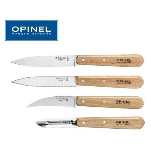  Opinel KuechenmesserLes Essentiels des Kochen3Kuechenmessern N 112+ 1Gemueseschaler