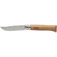 Opinel-Messer Nr. 12Edelstahl TraditionGriff 16cm BuchenholzAnsatzstueck rotierenden