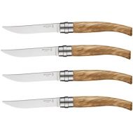 Opinel Steak- Tafelmesser Olivenholz - 4er Set