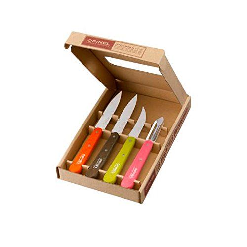  Opinel 254176 Kuechenmesser-Set, 4-teilig