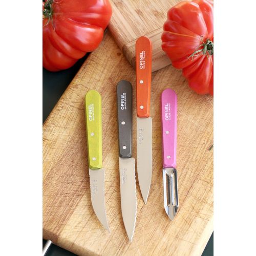  Opinel 254176 Kuechenmesser-Set, 4-teilig