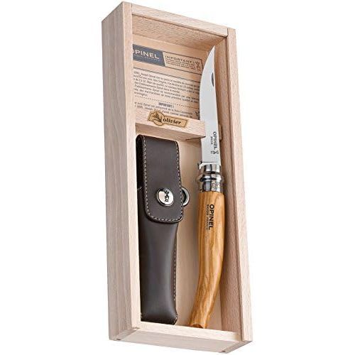  [아마존베스트]Opinel 001090 Slim Line Knife Gift Set, Brown, One Size