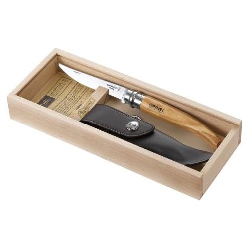  [아마존베스트]Opinel 001090 Slim Line Knife Gift Set, Brown, One Size