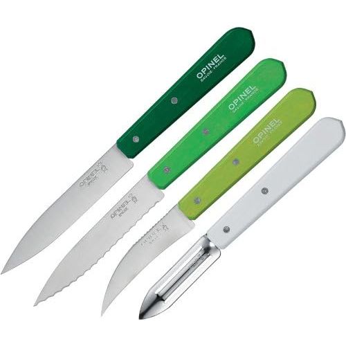  [아마존베스트]Opinel K Green Primavera 4-Piece Knife Set