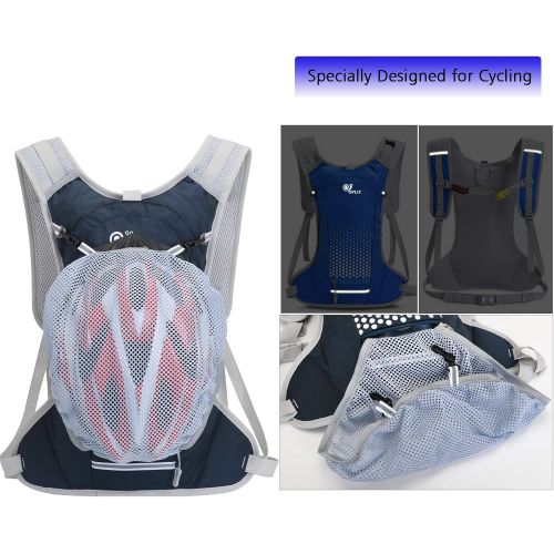  Opliy Hydration Backpack,Insulated Hydration Pack Lightweight Water Backpack with 2L Bladder for Running,Cycling,Camping,Hiking