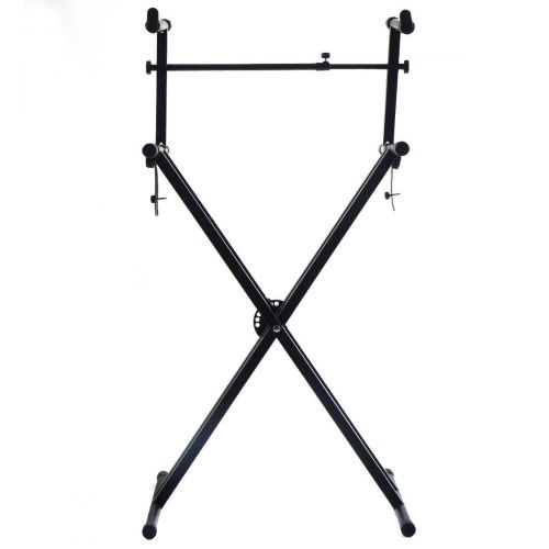  Oppaword shoping Pro 2-Tier X Style Dual Keyboard Stand Adjustable Electronic Piano Double New