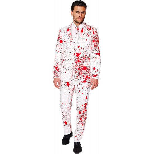  할로윈 용품OppoSuits Halloween Costumes for Men In Different Prints ? Full Suit: Includes Jacket, Pants and Tie