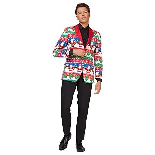  할로윈 용품Opposuits Christmas Jackets Blazers for Men in Different Prints - Includes Stylish Jacket