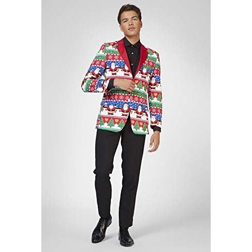  할로윈 용품Opposuits Christmas Jackets Blazers for Men in Different Prints - Includes Stylish Jacket