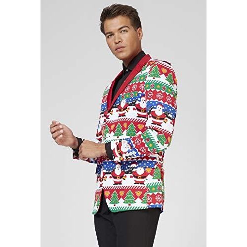  할로윈 용품Opposuits Christmas Jackets Blazers for Men in Different Prints - Includes Stylish Jacket