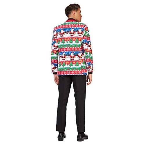  할로윈 용품Opposuits Christmas Jackets Blazers for Men in Different Prints - Includes Stylish Jacket