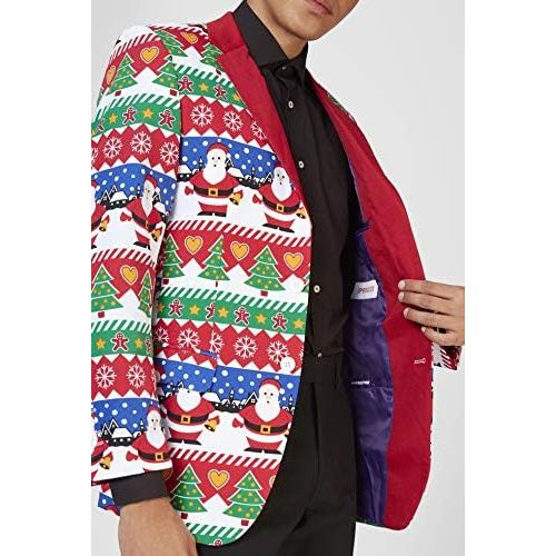  할로윈 용품Opposuits Christmas Jackets Blazers for Men in Different Prints - Includes Stylish Jacket