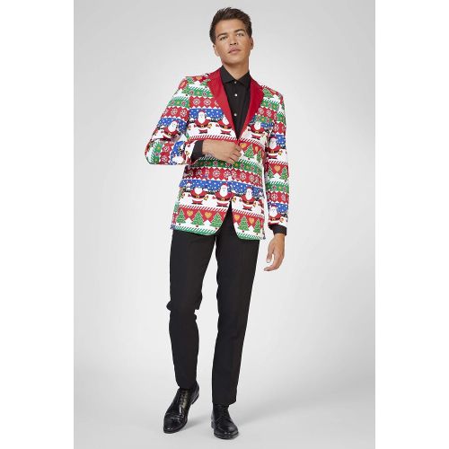  할로윈 용품Opposuits Christmas Jackets Blazers for Men in Different Prints - Includes Stylish Jacket