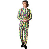 할로윈 용품Opposuits Mardi Gras Costume Suit for Men