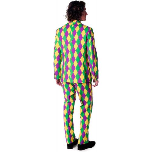  할로윈 용품Opposuits Mardi Gras Costume Suit for Men