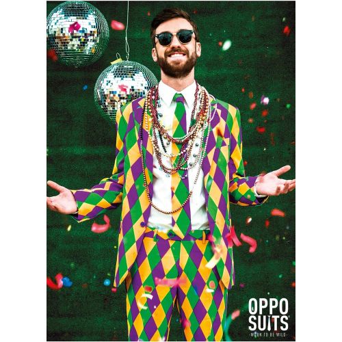  할로윈 용품Opposuits Mardi Gras Costume Suit for Men