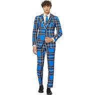 할로윈 용품OppoSuits Fun Ugly Christmas Costumes For Men - Complete Xmas Suit: Includes Jacket, Pants and Tie