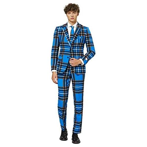  할로윈 용품OppoSuits Fun Ugly Christmas Costumes For Men - Complete Xmas Suit: Includes Jacket, Pants and Tie