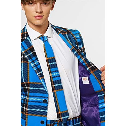  할로윈 용품OppoSuits Fun Ugly Christmas Costumes For Men - Complete Xmas Suit: Includes Jacket, Pants and Tie