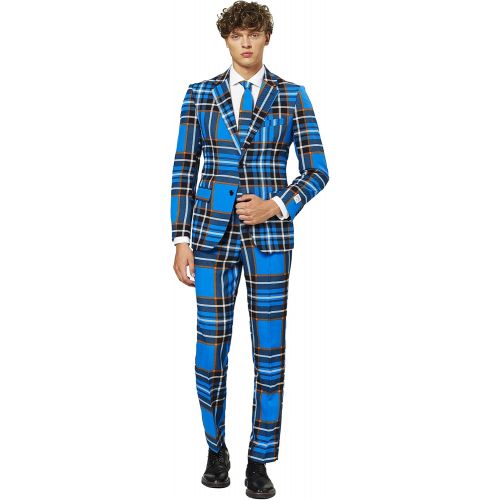  할로윈 용품OppoSuits Fun Ugly Christmas Costumes For Men - Complete Xmas Suit: Includes Jacket, Pants and Tie