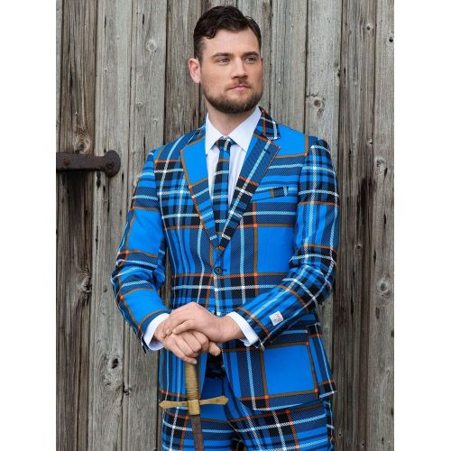  할로윈 용품OppoSuits Fun Ugly Christmas Costumes For Men - Complete Xmas Suit: Includes Jacket, Pants and Tie