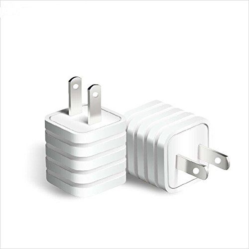  Opqodb Charger,Dual USB Travel Wall Power Adapter with quick charger JackPower 2.4 Amp USB Foldable Plug Made for Iphone 6 6plus 5 5s 5c 4s,Ipads,Ipods,Samsung Galaxy S6 S5 S4 S3and Most