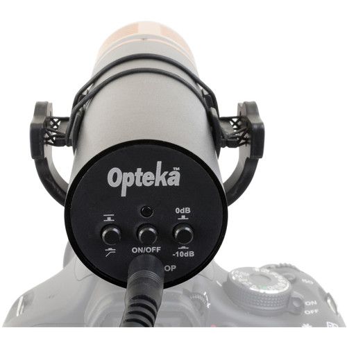  Opteka VM-3000 Gold Series Stereo Video Shotgun Microphone with Shockmount