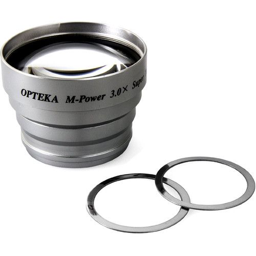  Opteka 3x Large Telephoto Converter Magnetic Lens