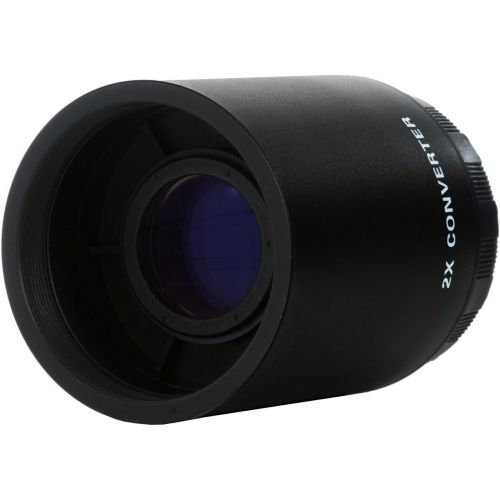  Opteka 500mm/1000mm f/8 Manual Telephoto Lens for Nikon F D6, D5, D4, Df, D850, D810, D800, D780, D750, D610, D500, D7500, D7200, D7100, D5600, D5500, D5300, D5200, D5100, D3500, D