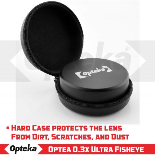  Opteka OPT-SC62FE Titanium Series 0.3X HD Ultra Fisheye Lens for 62mm Digital Video Camcorders