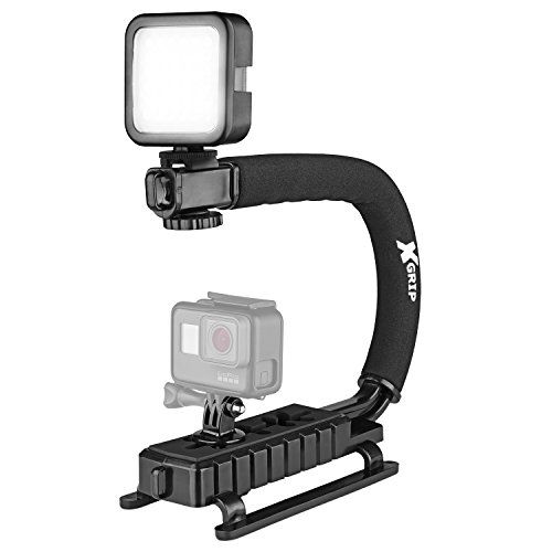  Opteka X-Grip VL-MOD Professional Stabilizing Handle for GoPro Action Cameras (Black)