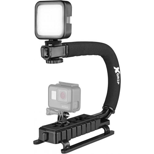  Opteka X-Grip VL-MOD Professional Stabilizing Handle for GoPro Action Cameras (Black)