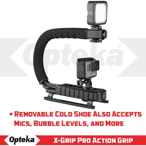  Opteka X-Grip VL-MOD Professional Stabilizing Handle for GoPro Action Cameras (Black)