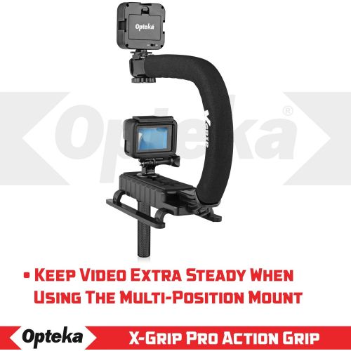  Opteka X-Grip VL-MOD Professional Stabilizing Handle for GoPro Action Cameras (Black)