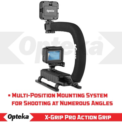  Opteka X-Grip VL-MOD Professional Stabilizing Handle for GoPro Action Cameras (Black)